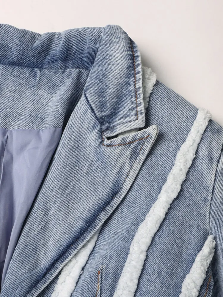 Рисунок 6 - Женский блейзер с отложным воротником