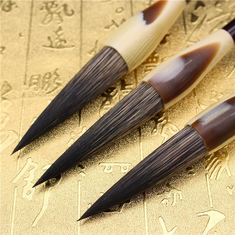 

Shi Badger Brush Four Treasures Of The Study Chinese Painting Adult Hard Hero Calligraphy Practice Large Size Doubi Large, Mediu