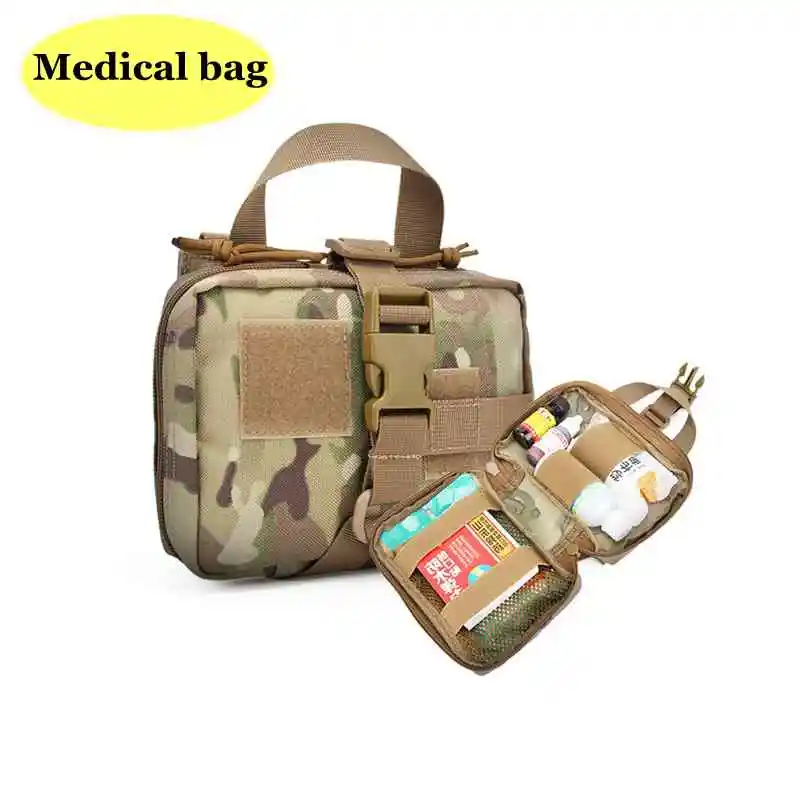 

Portable medical bag field CS hunting outdoor small survival EDC MOLLE medical supplies storage pouch first responder aid Bag