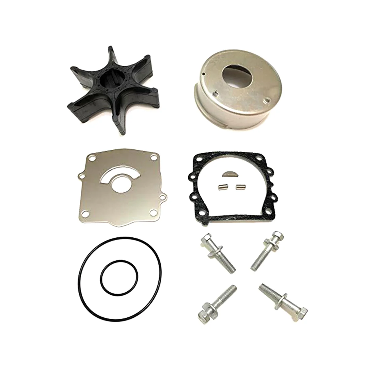 

Water Pump Impeller Repair Kit with Housing for Yamaha 61A-W0078-A2-00 61A-W0078-A3 18-3396