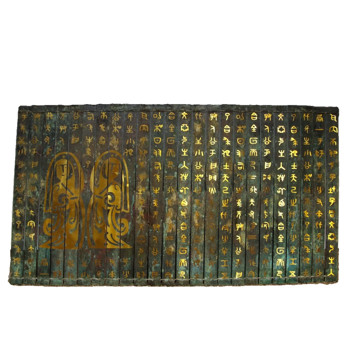 

LAOJUNLU бронза с позолоченной надписью на бронзовом знаке (Xxiv) Бронзовый стиль 346 Китайский традиционный стиль антиквариат Изобразительное ис...