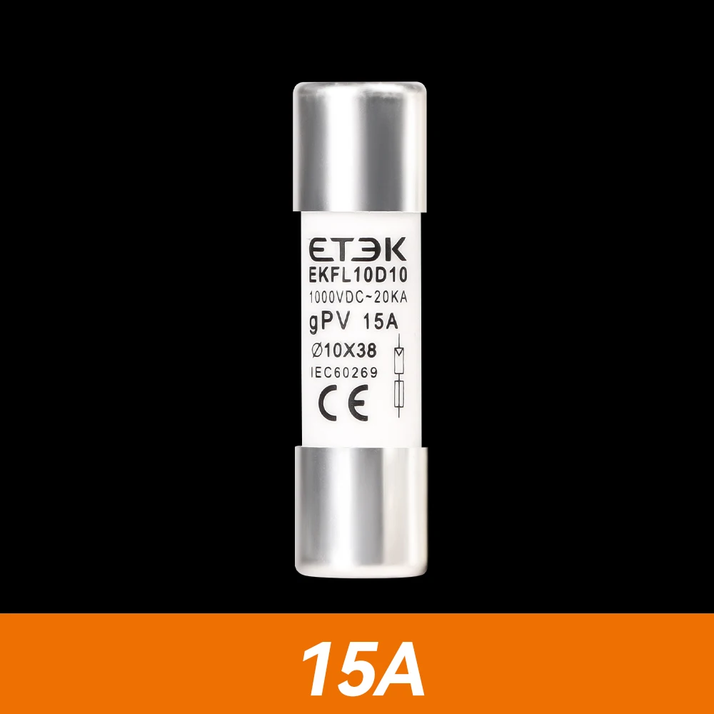 

Предохранительная система ETEK EKF1-10PVH для солнечной энергии 1000В 1P 15A 20A 25A