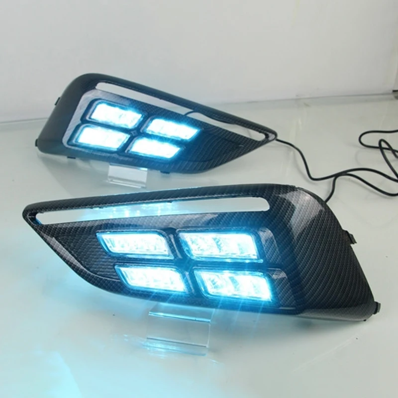 Дневные ходовые огсветильник для MG MG6 2017 2018 2019 LED DRL с динамической движущейся