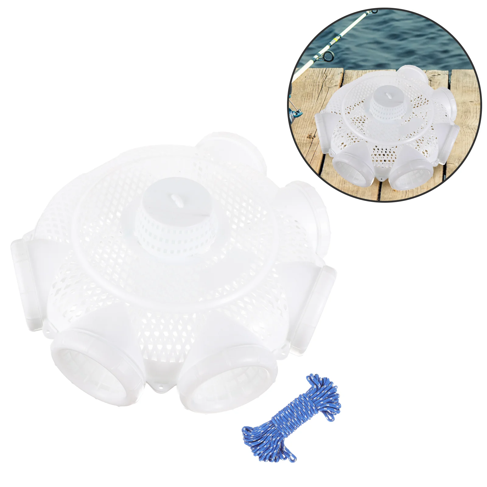 

Shrimp Net Crab Traps Blue Crabs Minnow Fishing Collapsible Basket Eel Catching Catcher Inverted Beard Crawfish Lobster