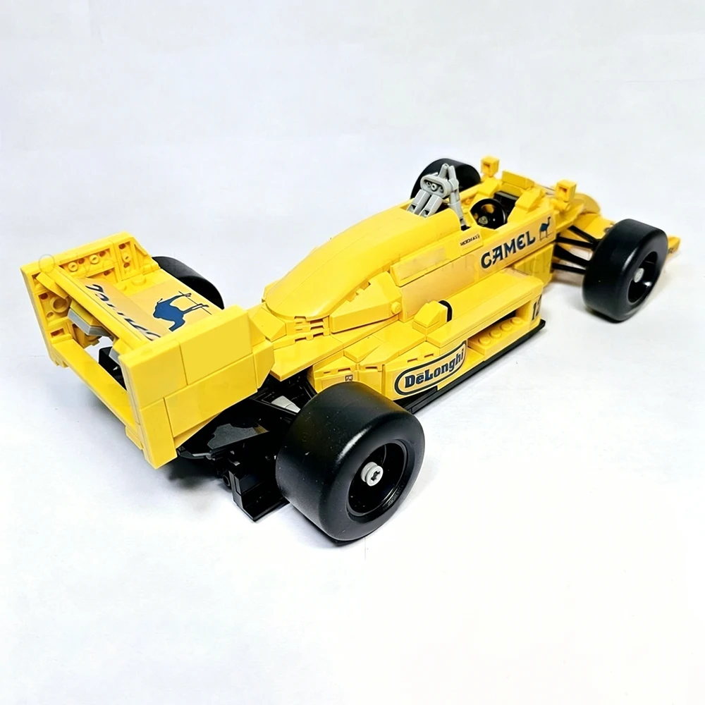 Фото Новая модель MOC Speed ​ ​ Конструктор-модель гоночного автомобиля Lotus 99T Grand Prix 1987 года, серия 1987, модульная сборка, детская игрушка, подарок для мальчика №2
