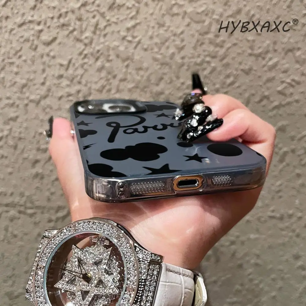 Фото Модный чехол для телефона P-Patta с логотипом для iPhone 17 16 15 14 13 12 11 Pro Max, черный, фиолетовый, матовый, лазерный, металлический, с эффектом Аврора №3