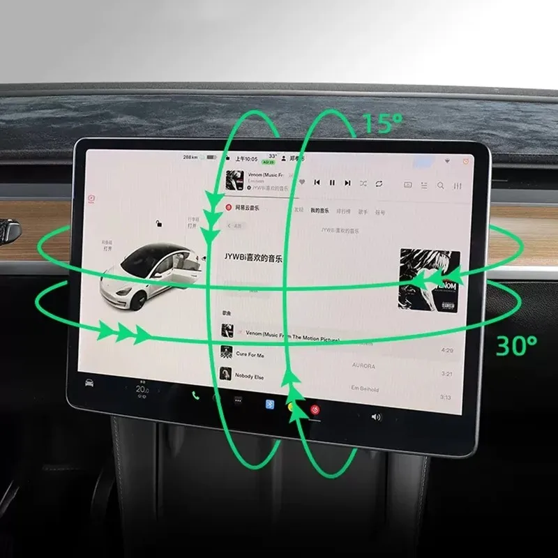 

Держатель кронштейна для навигационного экрана Tesla модель 2017-2022 поворот на 2023 подставка для крепления