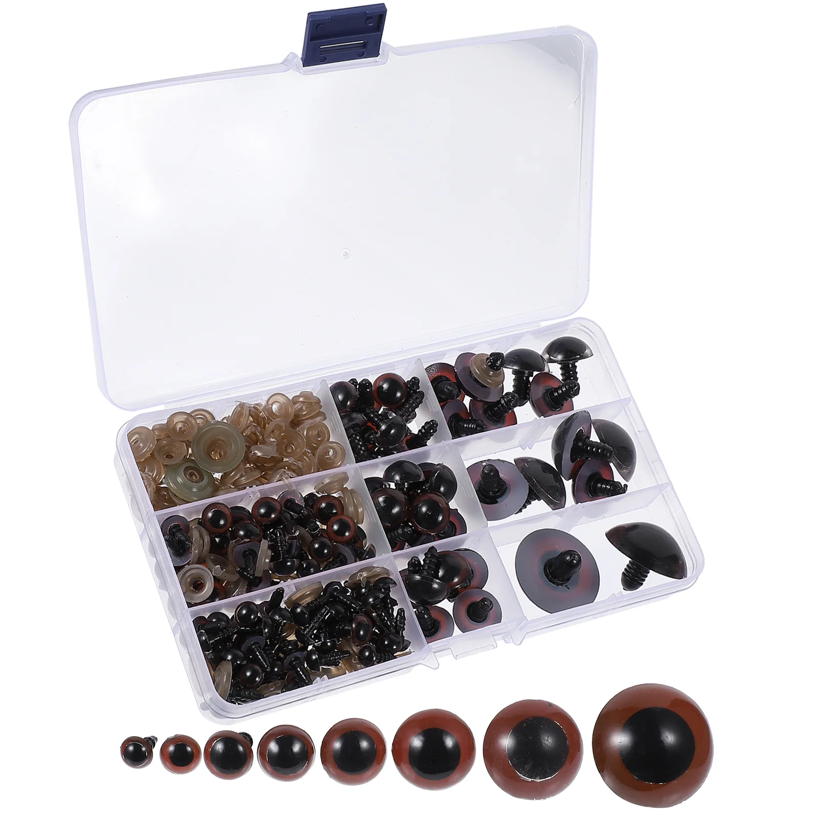 

71 Pairs Plastic Safety Eyes Craft Eyes with Washers for Plush Animals