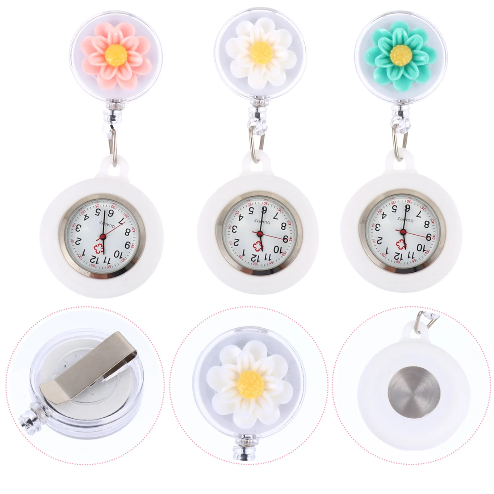 

Watch Pocket Nurse Clip Watcheswomen Waterproofparamedic Personal Control Nursing Silicone