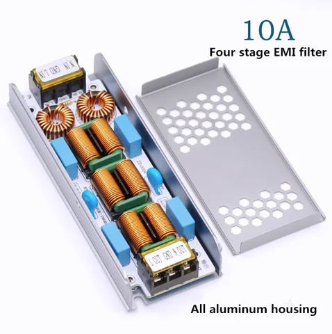 GHXAMP zS-0004 Фильтр ЭМИ 4 ступени 6A-10A