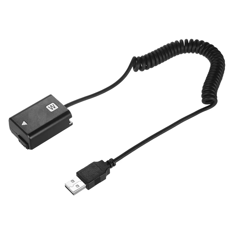 NP-FW50 Манекен Пружинный USB-кабель для зарядки аккумулятора Sony A7 A7R A7S A7M A7II A7S2 A7M2 A7R2