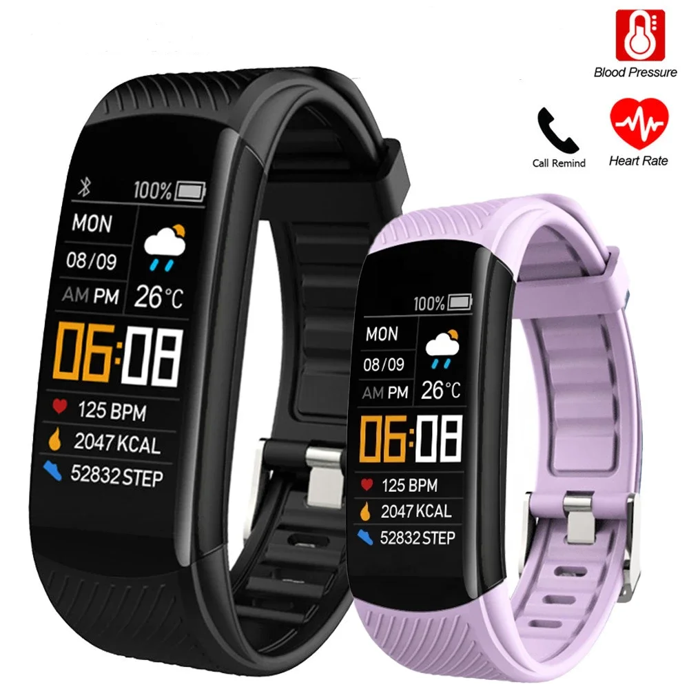 

Smart Wristband Fitness Tracker Bracelet Fit Men Women Kid Smartwatch Sport Waterproof Connected Heart Rate Smart Watch Band