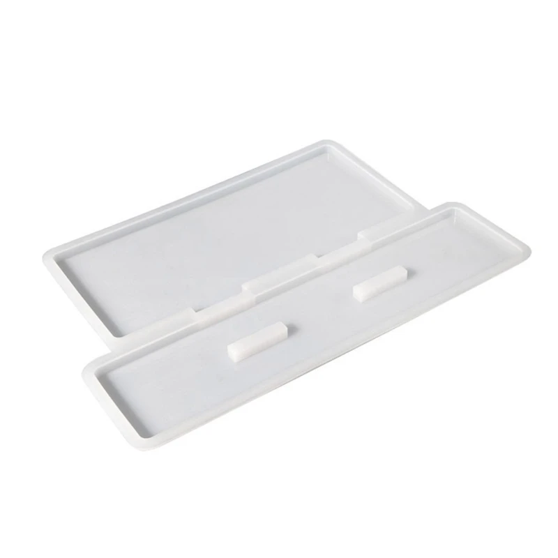 

Rectangle Mold with Stand Holder Set,Photo Frame Resin Mold Table Ornaments Silicone Mold for DIY Desktop Number Plate