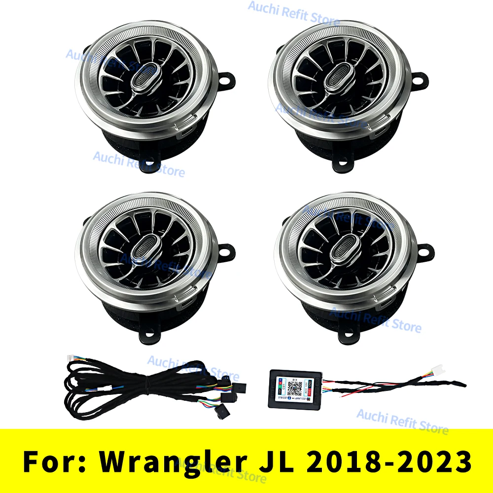 

256 Цветов, Крышка Вентиляционного Отверстия Для Jeep Wrangler JK JL, Аксессуар Для Вентиляционного Отверстия, Ниппель Турбины