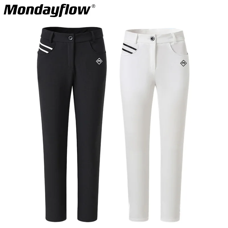 

Mondayflow Women Golf Pants Summer Clothing Outdoor Sports Team Apparel Dry Fit Breathable Long Pants for Ladies Trousers