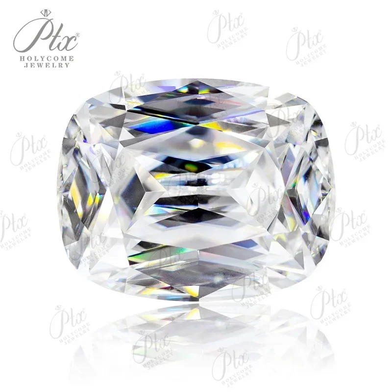 Верхний муассанит специальная крестообразная подушка форма свободный камень