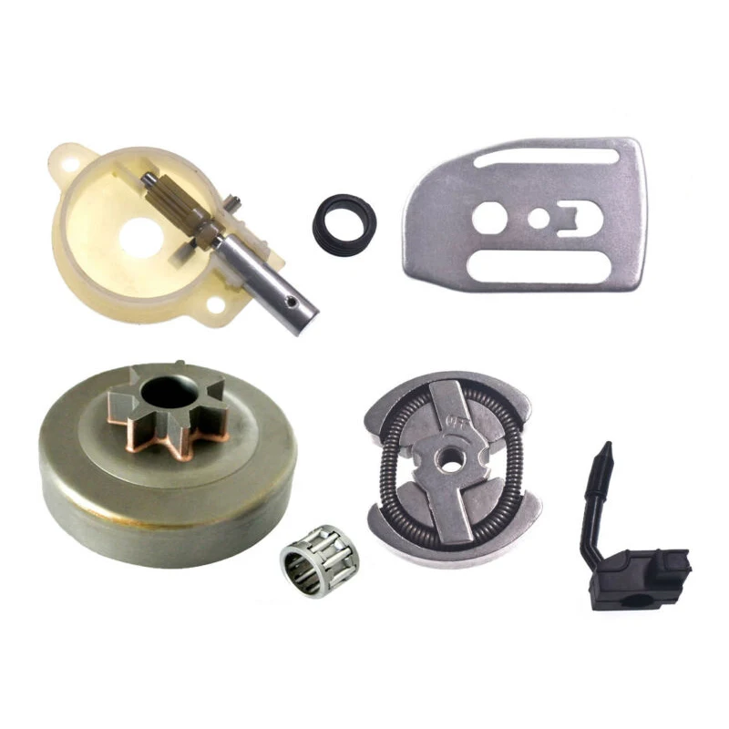 Accessories Bar plate Worm gear Clutch Drum Oil Pump For Husqvarna 41 136 137 142 141 Chainsaw Durable Convenient