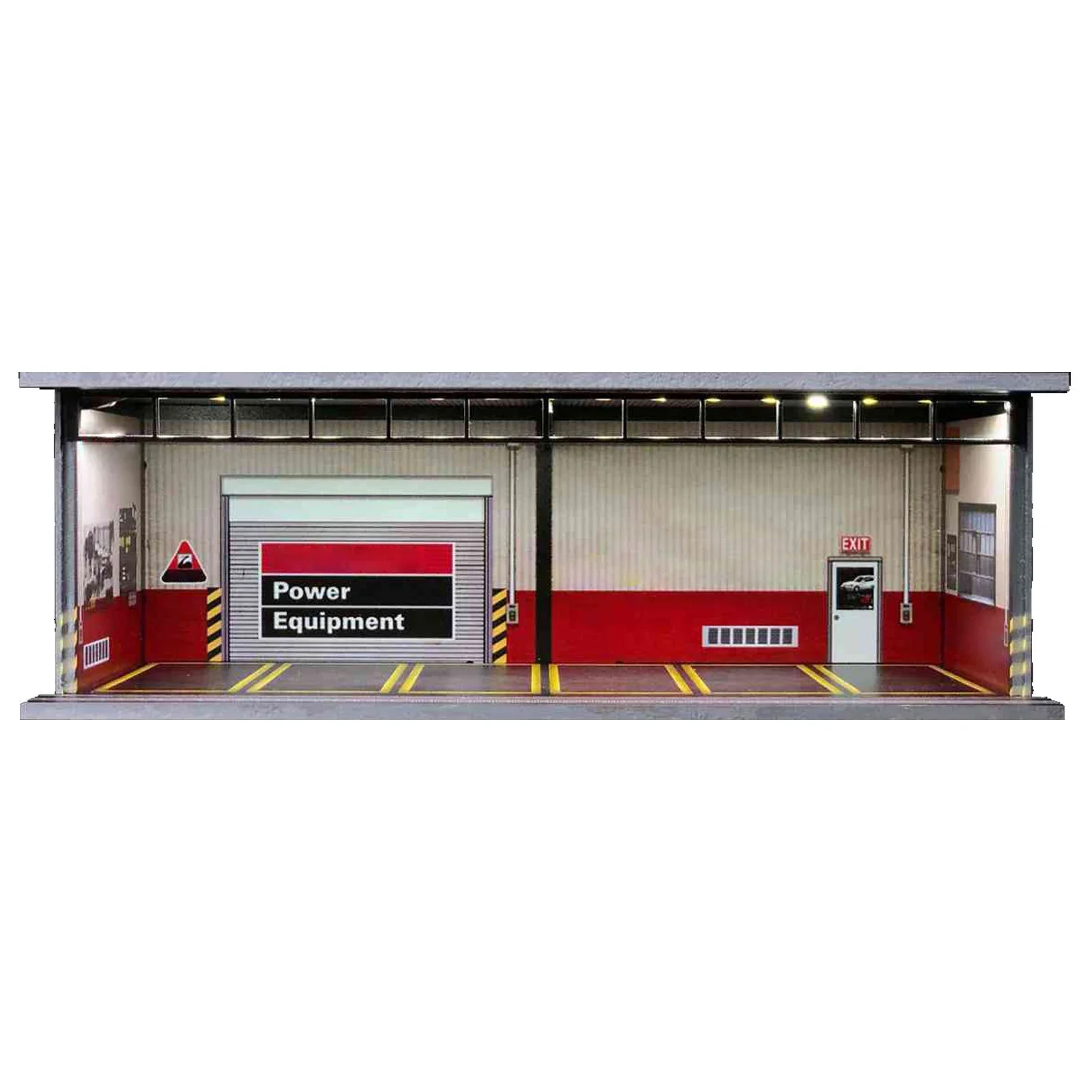 1/64 диорама модель автомобиля гараж светодиодное освещение USB разъем упаковка