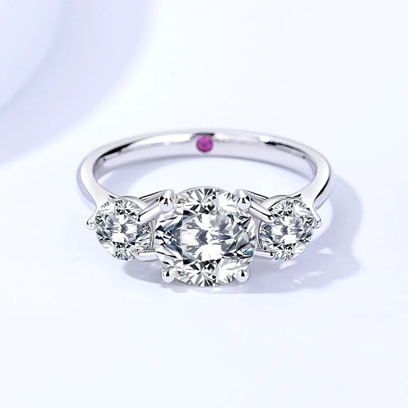 

Женское кольцо третьего поколения из серебра 925 пробы, в европейском и американском стиле