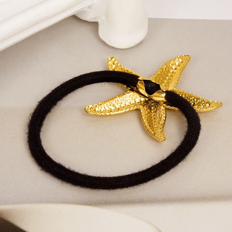Металлические нерегулярные большие ленты для волос в виде морской звезды женщин