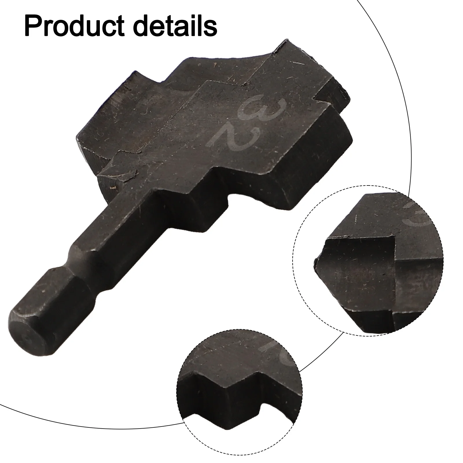 Полипропиленовое ступенчатое сверло с шестигранным хвостовиком инструмент для