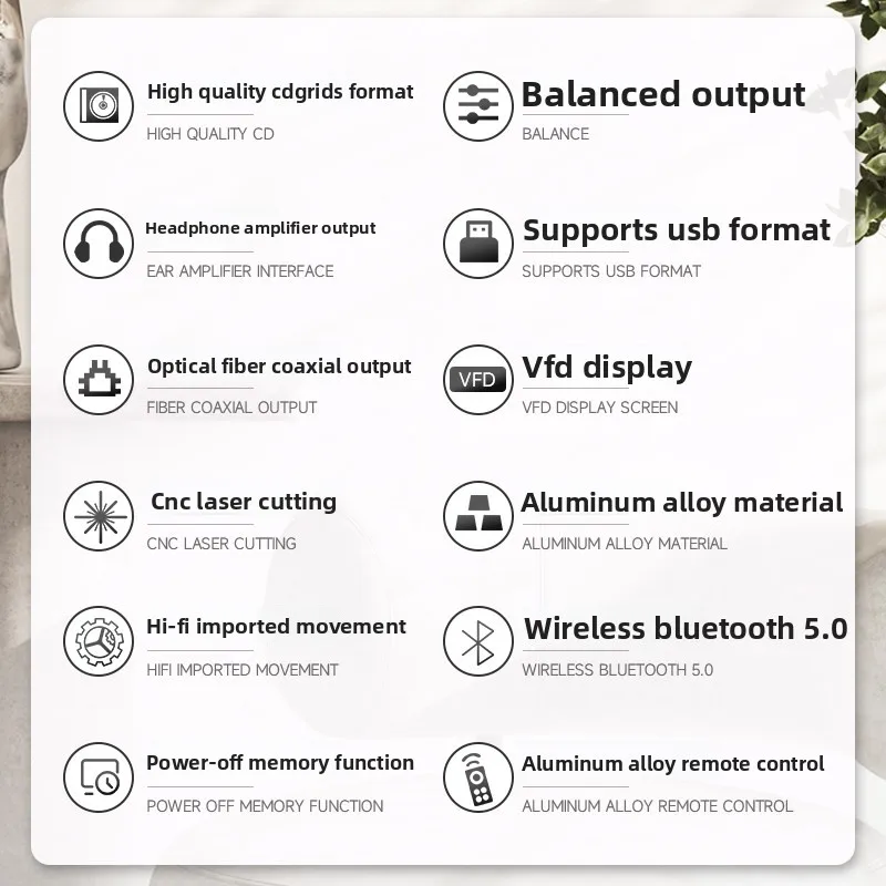BREEZE 2027 Новинка: CD-плеер NobsoundCD-3 Pure для аудиофилов, домашний Hi-Fi проигрыватель музыки без потерь (art.: 3920dba35d3d8) - 3920dba35d3d8