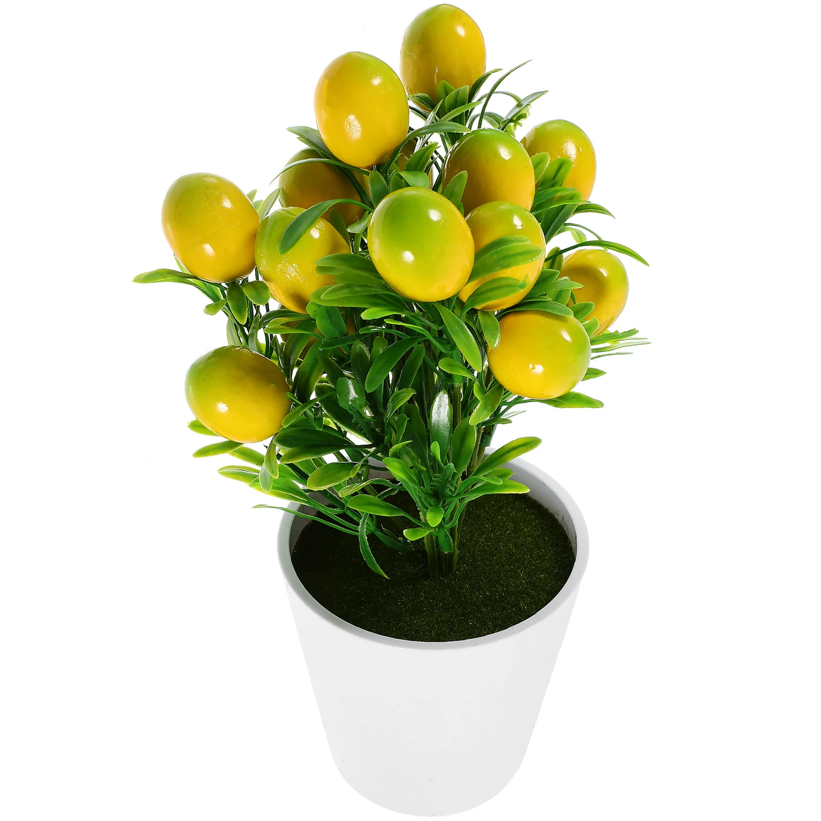

Imitation Lemon Artificial Fruit Plant Home Branch Decor Desktop Adornment Branches Plastic Office Dining Table