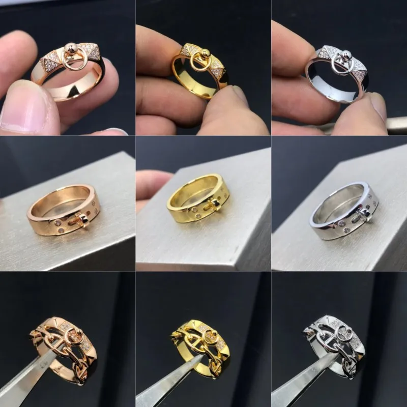 

Высококачественное кольцо с бриллиантами класса ААА, Буква H, женское евро-американское популярное кольцо в стиле хип-хоп, свинка, кольцо с застежкой на нос, праздничный подарок, бесплатная доставка