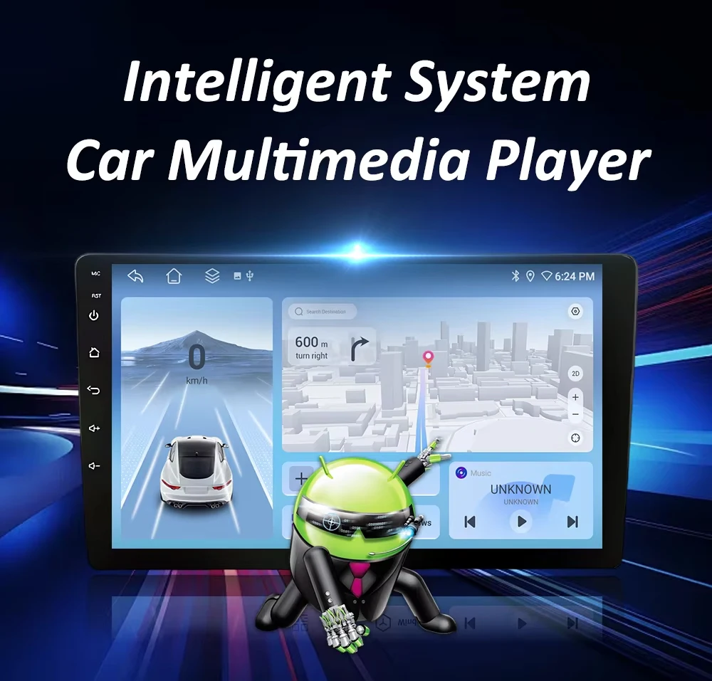 Фото Android 14 для Hyundai Santa Fe 3 2013-2016 Беспроводной Carplay 4G WIFI GPS Автомобильный радиоприемник Навигация Мультимедийный видеоплеер Стерео №5