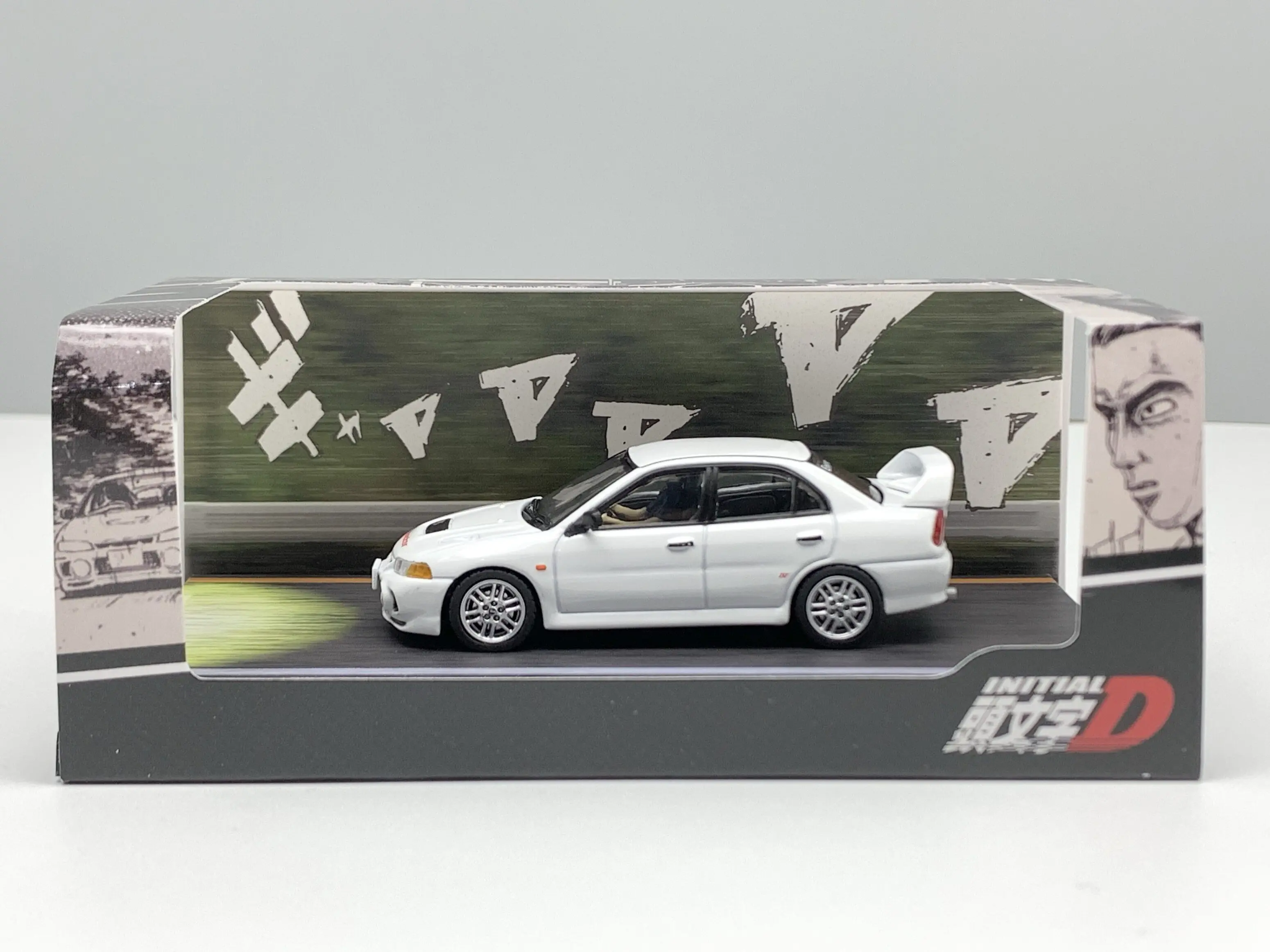 Модель автомобиля Diecast Hobby Japan Mitsubishi EVO 4 белого цвета, масштаб 1:64, из сплава (art.: 3920dbd7953d5) - 3920dbd7953d5