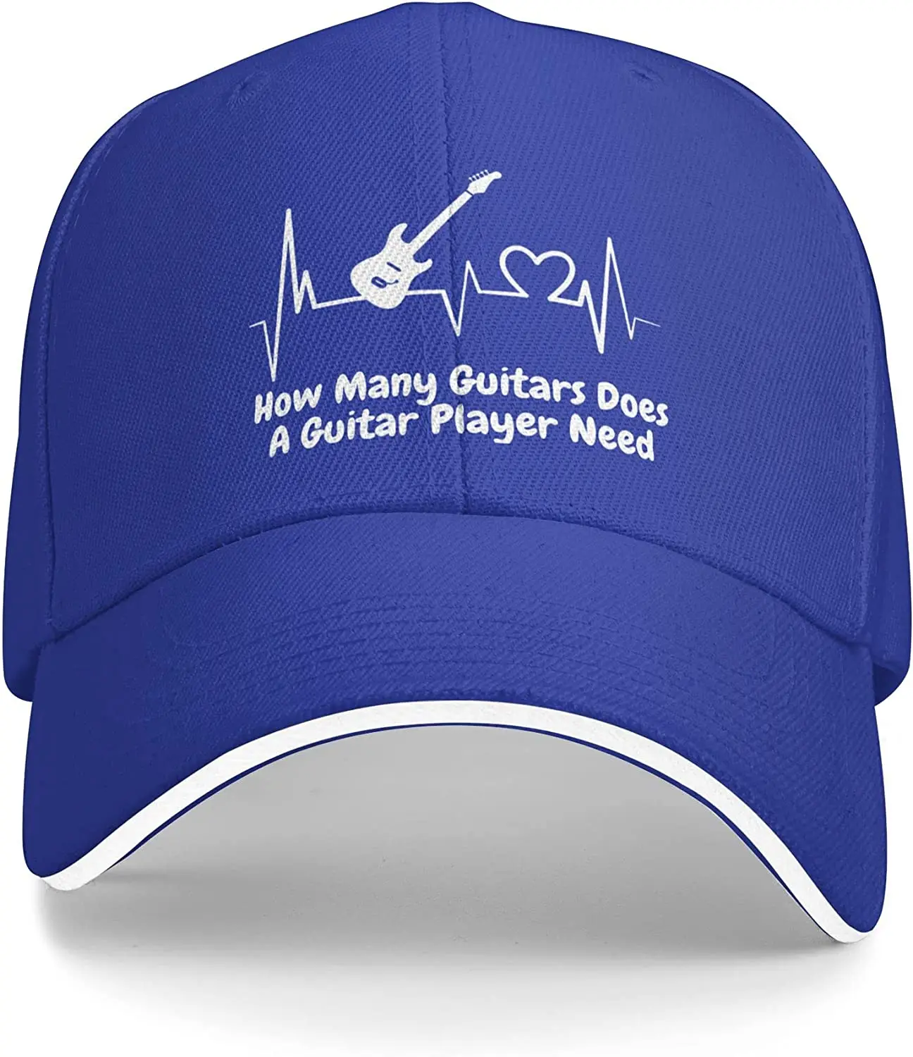 

How Many Guitars Does A Guitar Player Need Hat Adjustable Unisex Baseball Cap Baseball-Hat for Outdoor Sports