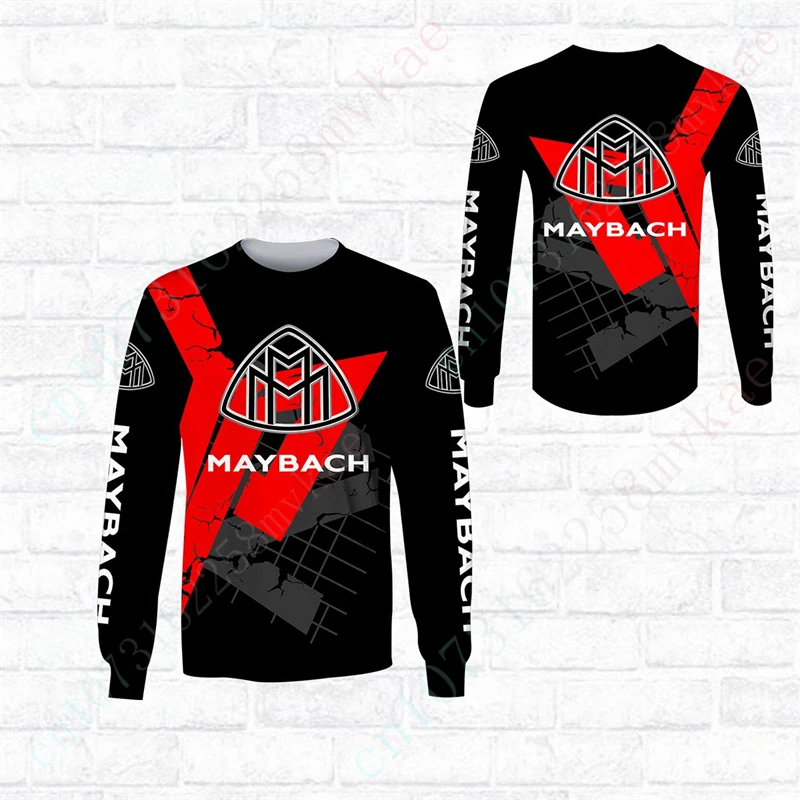 

Maybach T Shirt For Men Women Unisex Clothing Anime T-shirts Casual 3D Printing Sweatshirt Quick Drying O Neck Long Sleeve