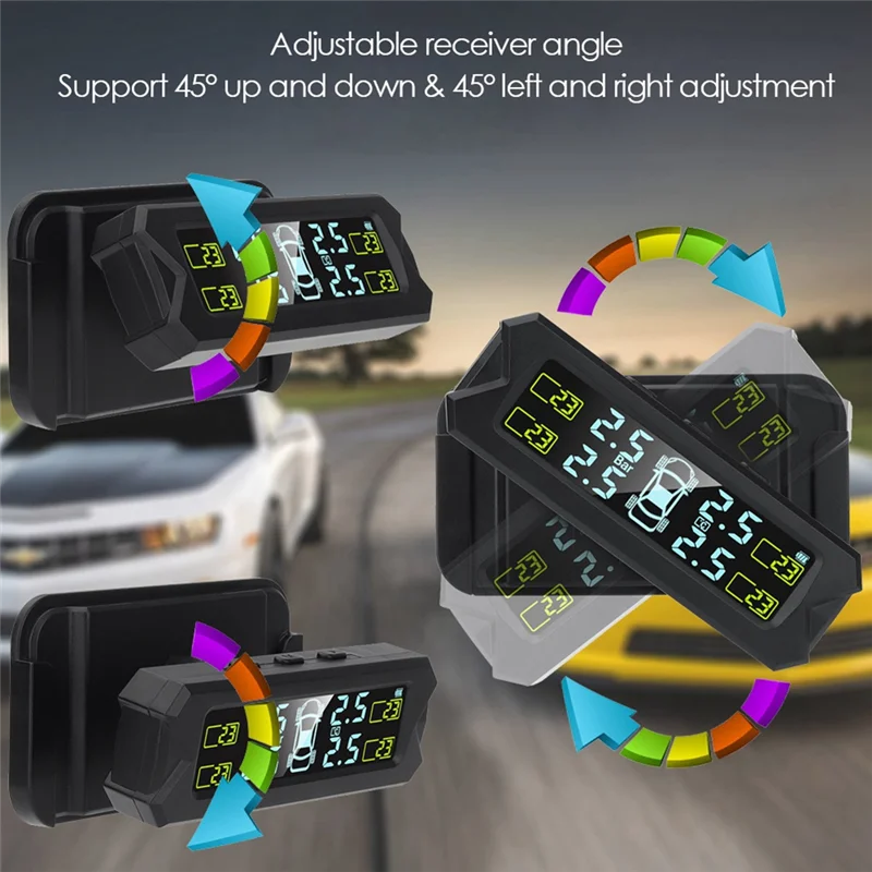 Система контроля давления в шинах Tpms на лобовом стекле беспроводной монитор с 4 |
