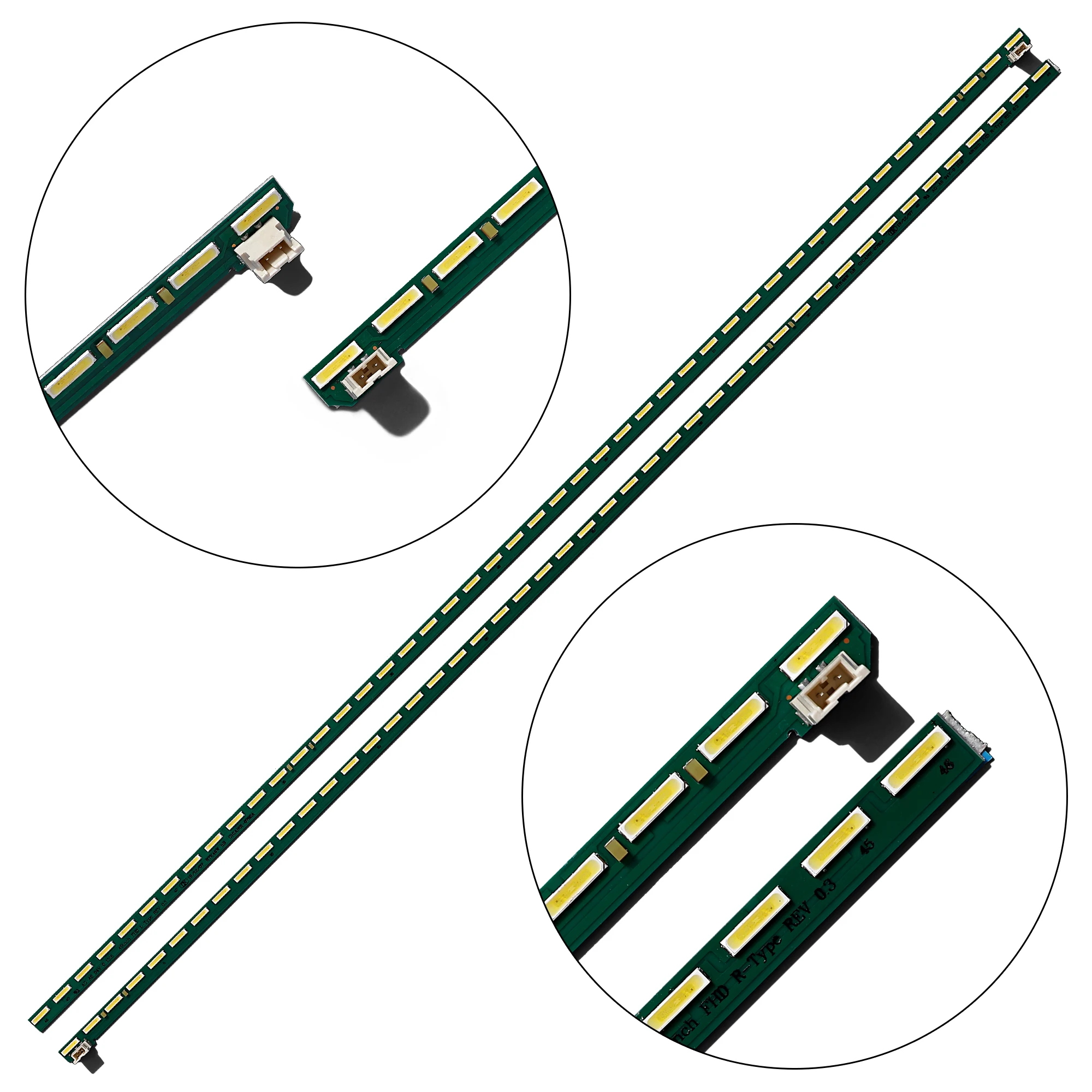 

2pcs LED Backlight Strip For LIG 49LF5400 49LF5410 49LF5900 49LF6900 49UF6907 49LF590V 49LF540V MAK63267301 G1GAN01-0791A 0792A