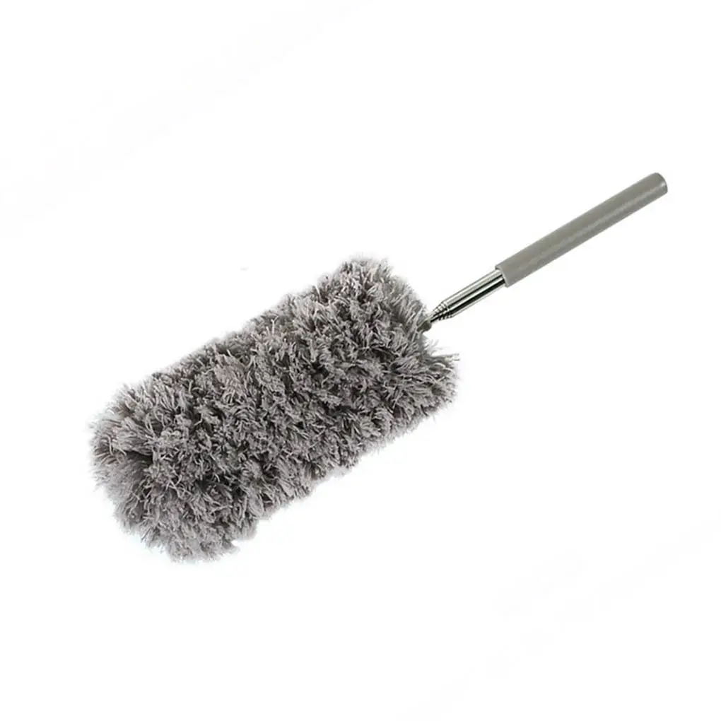 

Microfiber Dust Duster Adjustable Long Handle Cleaner Wall Window Ceiling Curtain Car Windshield Cleaning Tool