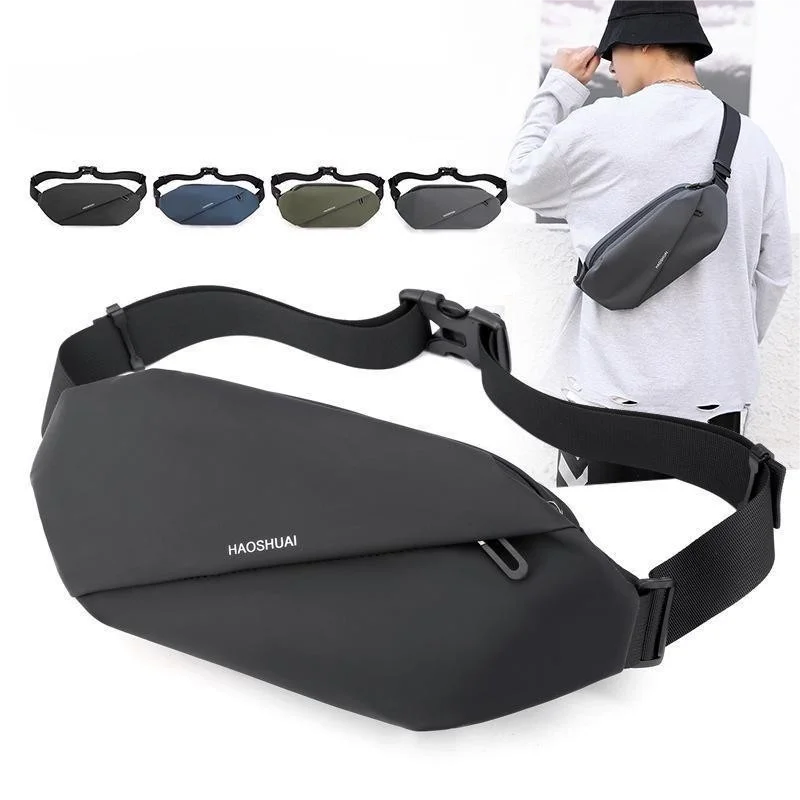 

Men's Shoulder Bag Multifunction Anti-theft Waterproof Male Crossbody Bag Waist Casual Sling Chest Pack Outdoor Sport Bolsas