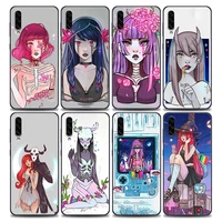 devil demon larienne art phone case for samsunga10 e s a20 a30 a30s a40 a50 a60 a70 a80 a90 5g a7 a8 soft silicone