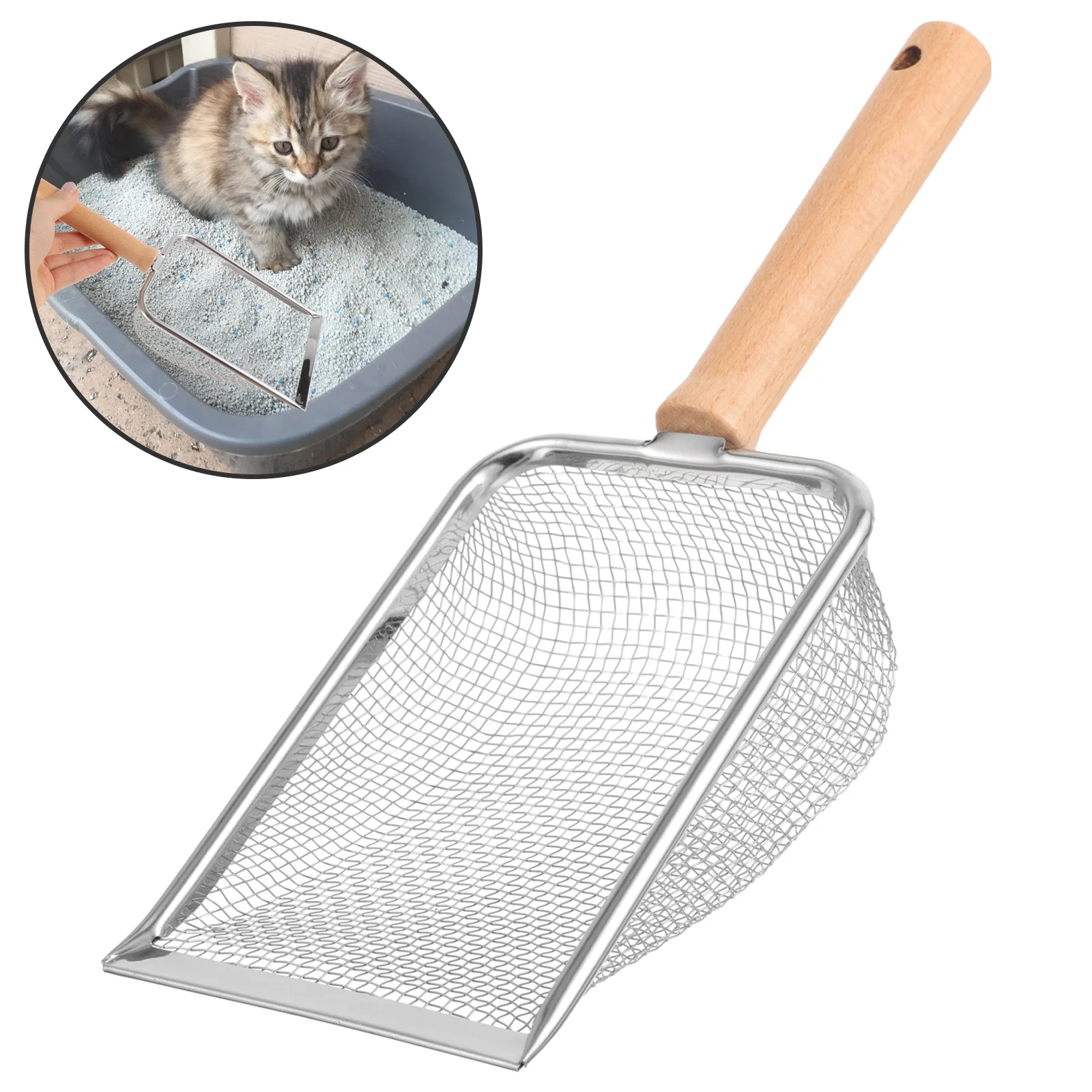 

Cleaning Reptile Litter Shovels Sand Sifting Rock Sifter Poop Scoops Holder