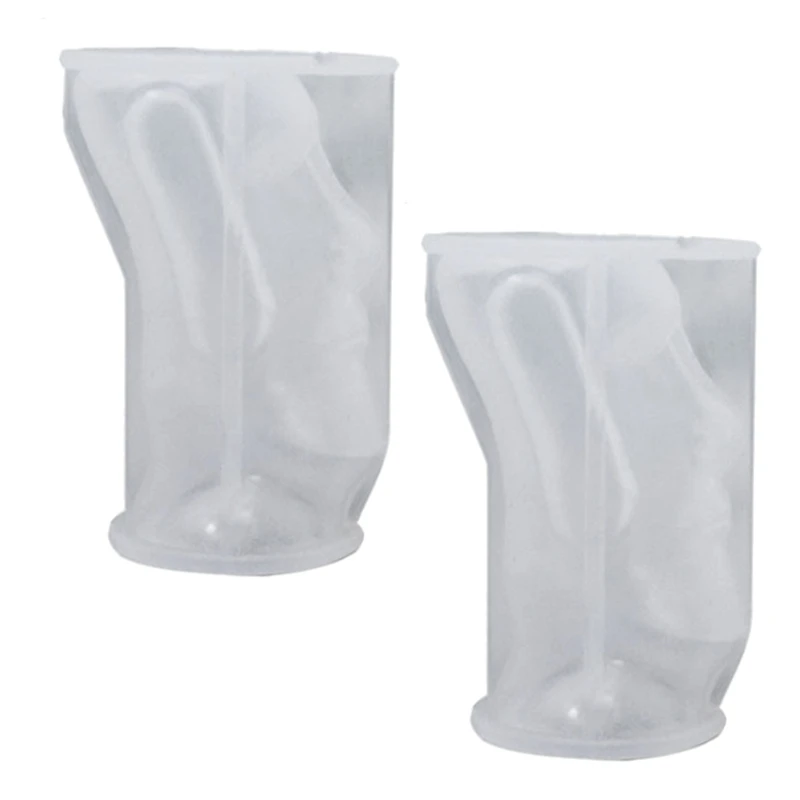 

A63I 2 Pack DIY Candle Silicone Mold Scented Candle Plaster Portrait Style Epoxy Resin Mold