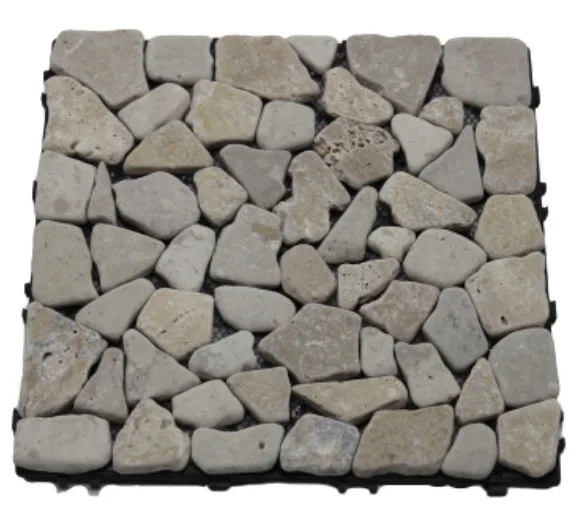 

30*30cm white slice mosaic stone garden swimming pool anti-corrosion ecological brick