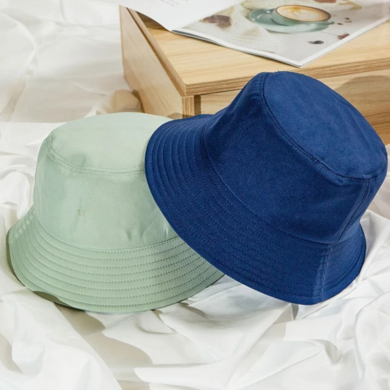 

Summer Foldable Bucket Hat Unisex Women Outdoor Sunscreen Cotton Fishing Hunting Cap Men Basin Chapeau Sun Prevent Hats