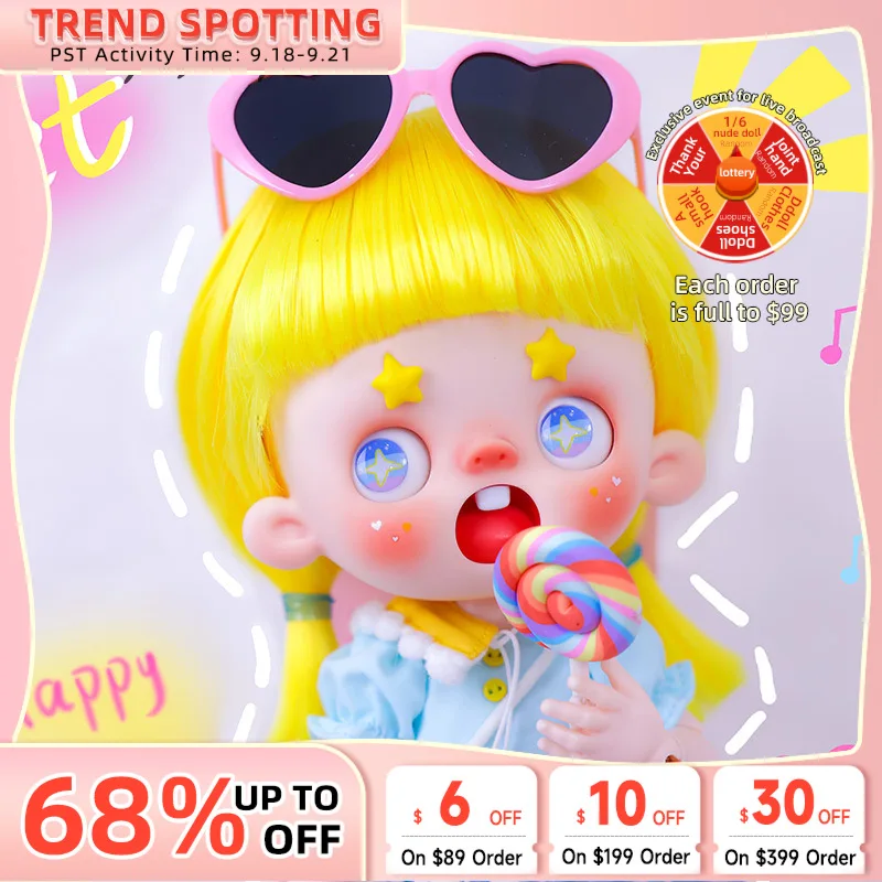 ShugaFairy 1/6 Wuyaya Bjd куклы с открытым ртом удивлены сердитой выразительностью с великолепным шариком в стиле допамина, шарнирные куклы, подарки