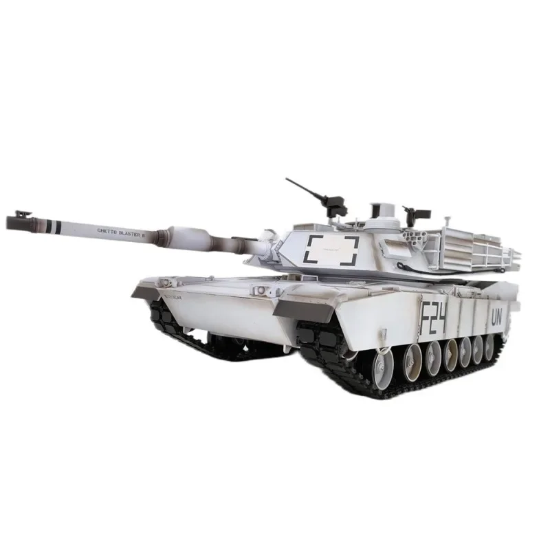 Фото Henglong Kubingke Американский танк M1A2 Abrams с дистанционным управлением, электрический, с эффектом дыма, военная модель-игрушка №4