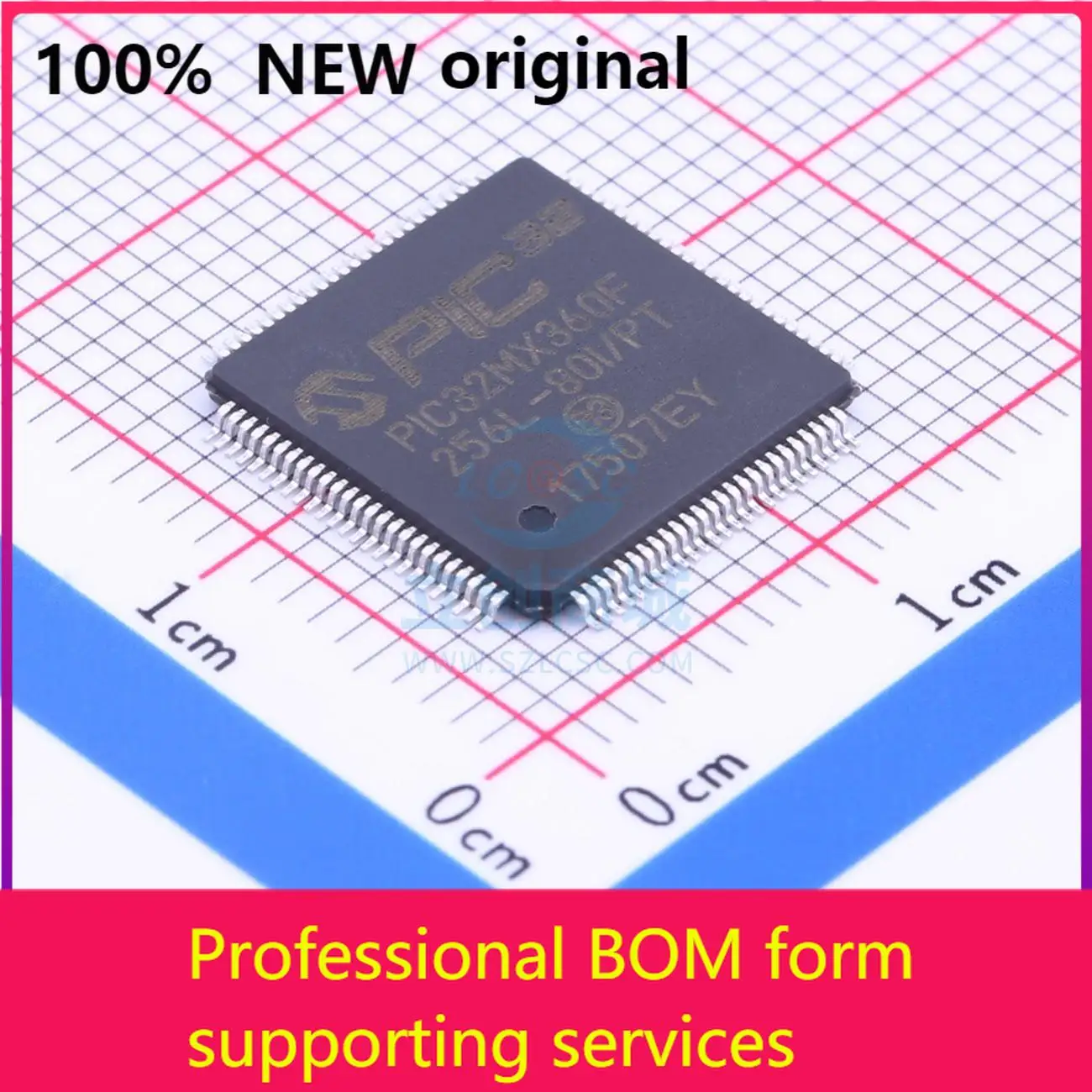 

PIC32MX360F256L-80I/PT PIC32MX360F256L-8New Оригинальный оригинальный чип IC оригинал
