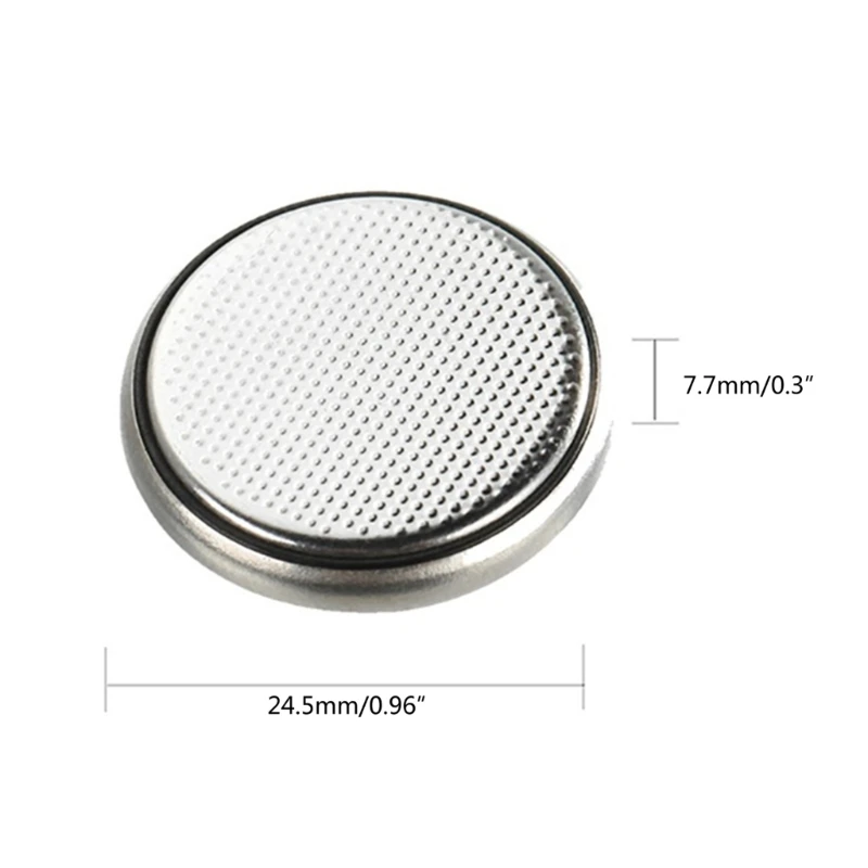 Набор из 5 долговечных батареек CR2477 3 В кнопочные батарейки типа таблетка