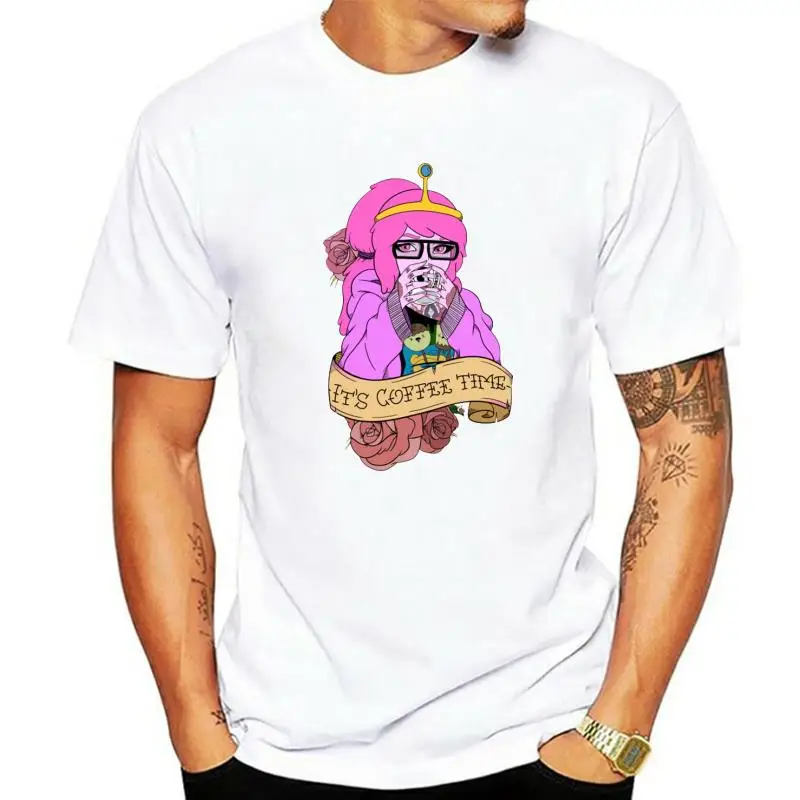 

Летняя женская футболка с коротким рукавом It's Coffee Time, веселая искусственная женская футболка в стиле Харадзюку, уличная одежда