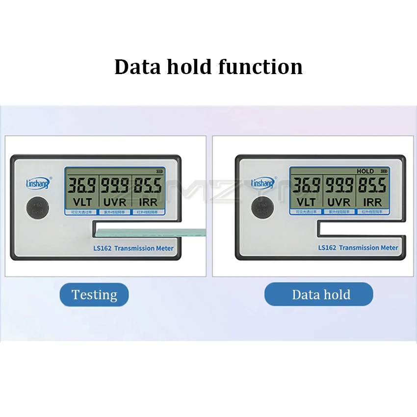 LS162 Измеритель оттенка окон передачи солнечной пленки VLT УФ-ИК Тестер отклонения