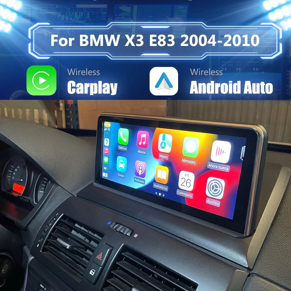 

Автомобильное радио Linux 10,25 дюймов для BMW X3 E83 2004-2010 GPS мультимедийный iDrive android головное устройство автомобильное радио беспроводной carplay