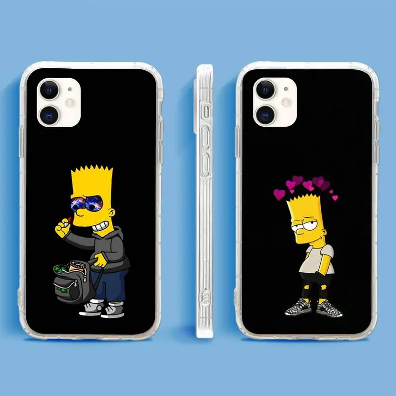 

Homer J-SImPsoN S-Simpsoning Phone Case For iPhone 13 12 11Pro Max 11 XR XS Max X Mini 8 7 6 SE 2020 Soft Transparent Cover