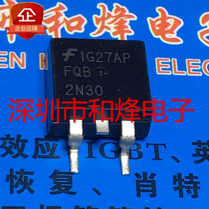 

5 шт.-10 шт. FQB2N30 TO-263 2.1A 300V Новый и оригинальный на складе
